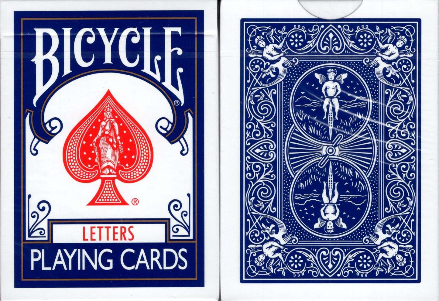 PlayingCardDecks.com-Letters Gaff Bicycle Playing Cards: Blue