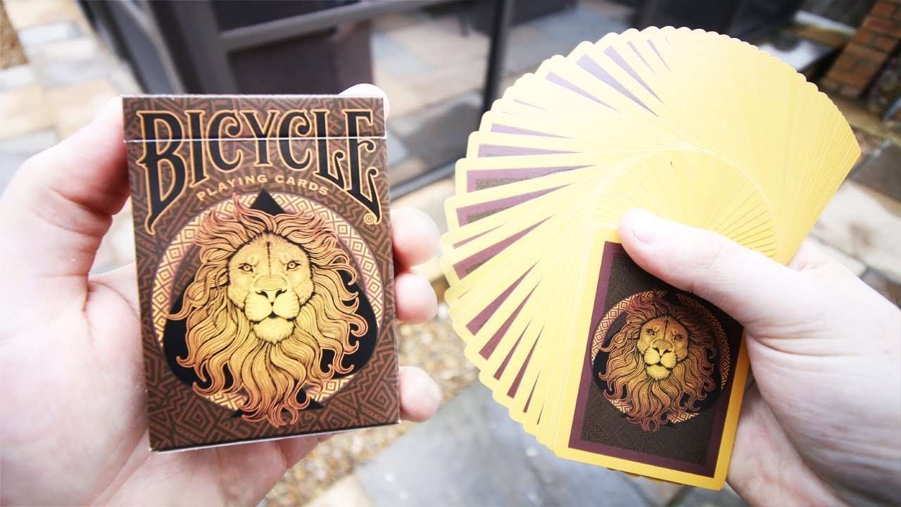 PlayingCardDecks.com-Lion Bicycle Playing Cards