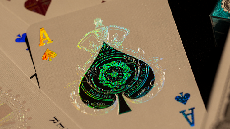 PlayingCardDecks.com-London Emerald Diffractor Playing Cards