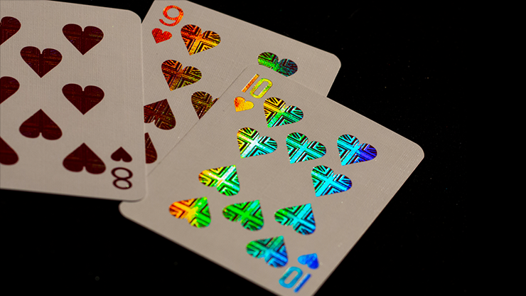 PlayingCardDecks.com-London Emerald Diffractor Playing Cards