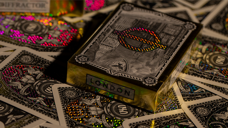 PlayingCardDecks.com-London Gold Diffractor Playing Cards