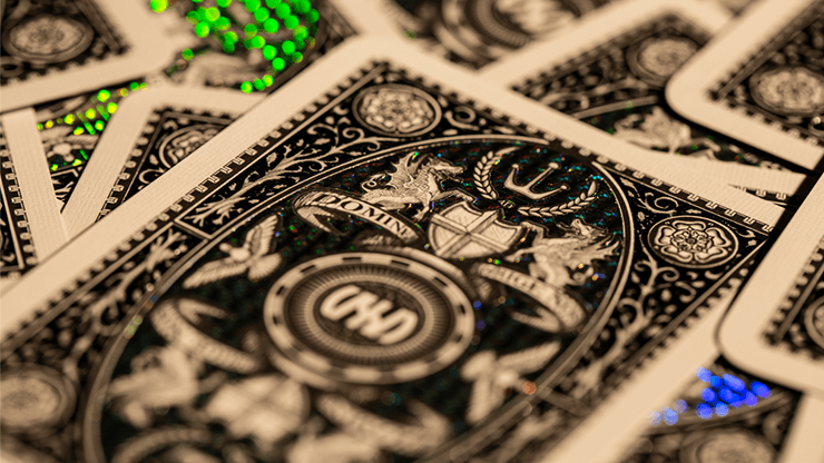 PlayingCardDecks.com-London Silver Diffractor Playing Cards