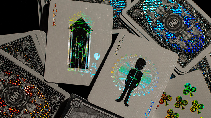 PlayingCardDecks.com-London Silver Diffractor Playing Cards