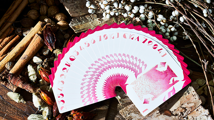 PlayingCardDecks.com-Lonely Wolf Pink Playing Cards USPCC