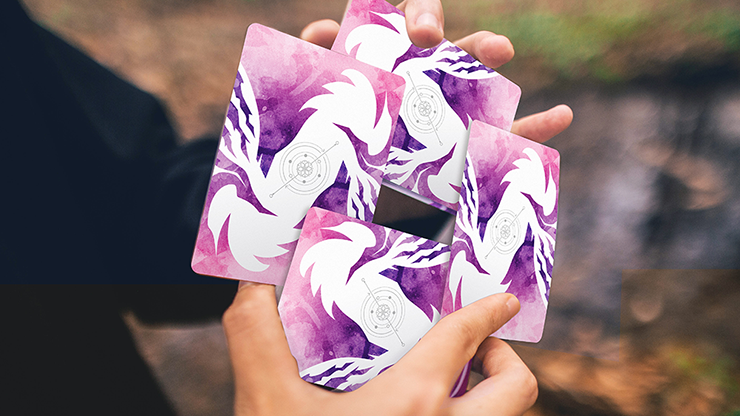 PlayingCardDecks.com-Lonely Wolf Purple Playing Cards MPC