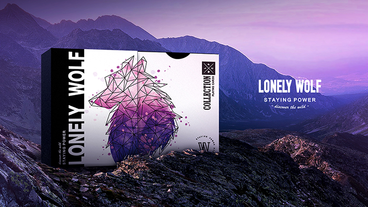 PlayingCardDecks.com-Lonely Wolf Purple Playing Cards MPC