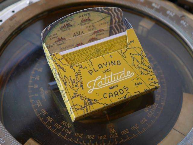 PlayingCardDecks.com-Longitude & Latitude Playing Cards 2 Deck Set LPCC