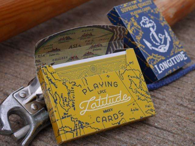 PlayingCardDecks.com-Longitude & Latitude Playing Cards 2 Deck Set LPCC