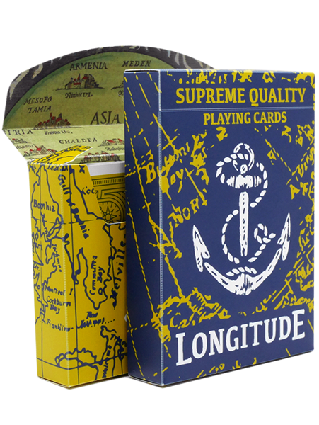 PlayingCardDecks.com-Longitude & Latitude Playing Cards 2 Deck Set LPCC