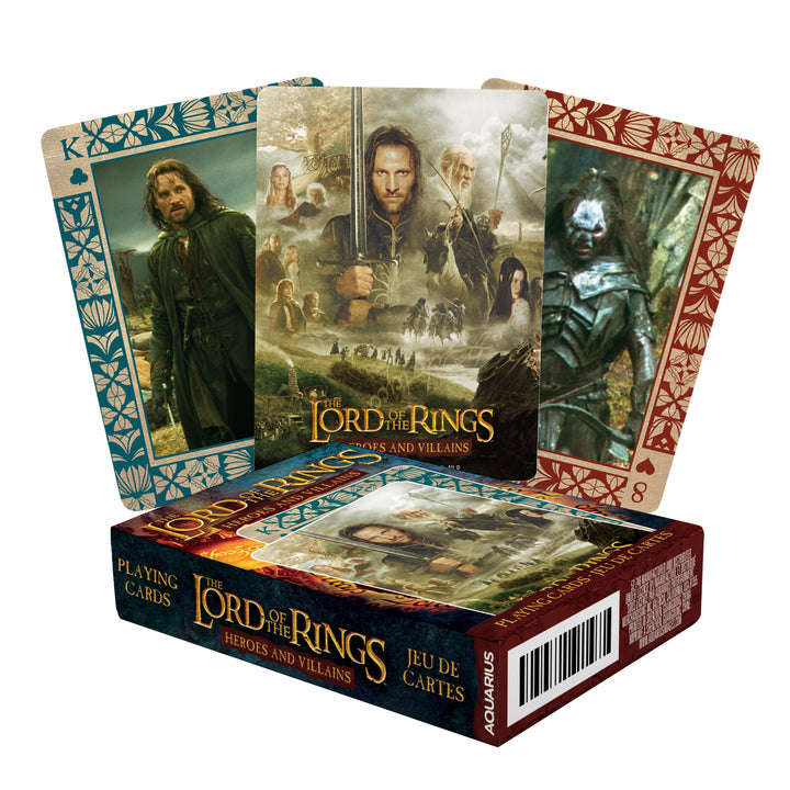 PlayingCardDecks.com-Lord of the Rings Heroes and Villains Playing Cards Aquarius