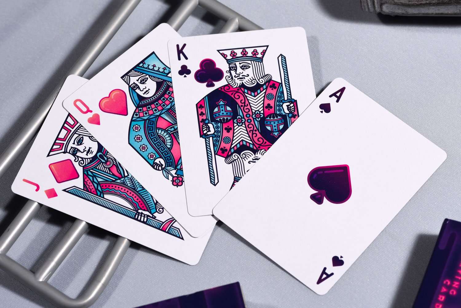 PlayingCardDecks.com-Marbles Playing Cards Cartamundi