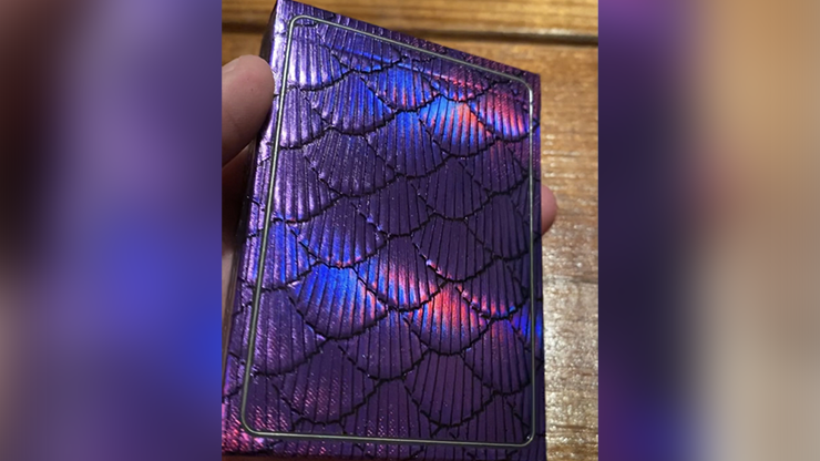 PlayingCardDecks.com-Marvelous Hummingbird Feathers Purple Playing Cards Cartamundi