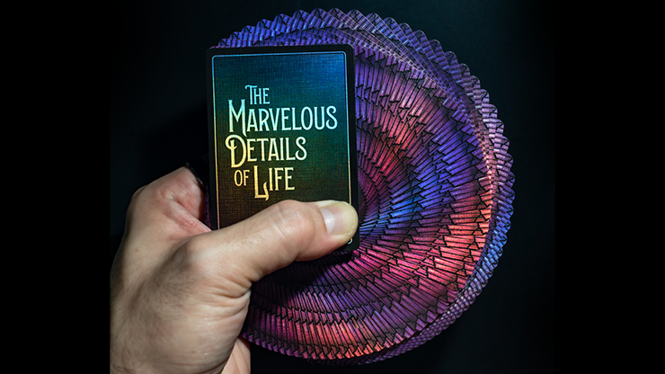 PlayingCardDecks.com-Marvelous Hummingbird Feathers Purple Playing Cards Cartamundi