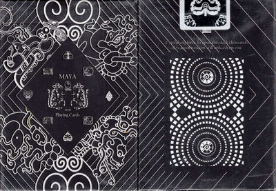 PlayingCardDecks.com-Maya Magic Black Playing Cards