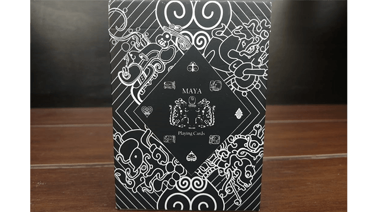 PlayingCardDecks.com-Maya Magic Black Playing Cards