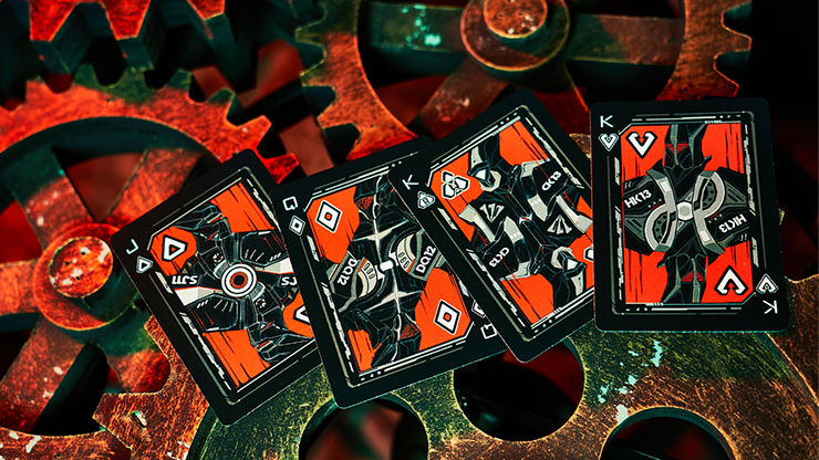 PlayingCardDecks.com-Mecha Era Bicycle Playing Cards
