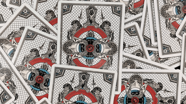 PlayingCardDecks.com-Mechanimals Gilded Playing Cards LPCC