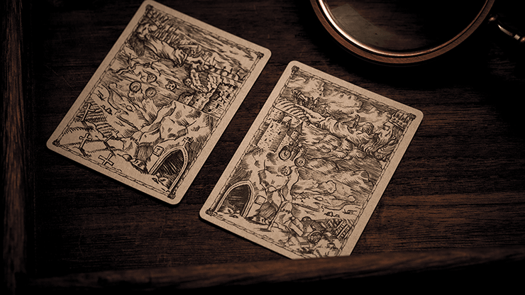 PlayingCardDecks.com-Medieval Castle Playing Cards MPC
