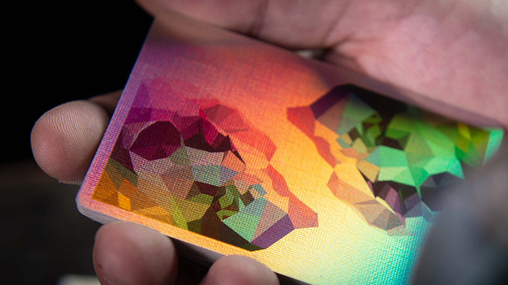 PlayingCardDecks.com-Memento Mori Holographic Playing Cards EPCC