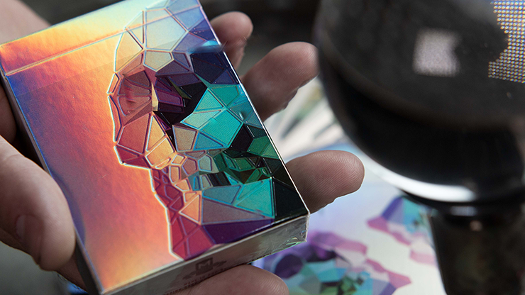 PlayingCardDecks.com-Memento Mori Holographic Playing Cards EPCC