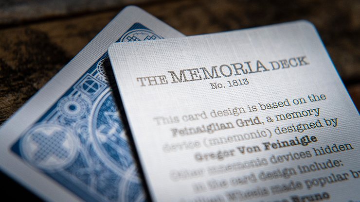 PlayingCardDecks.com-Memoria Feinaiglian Grid Bicycle Playing Cards