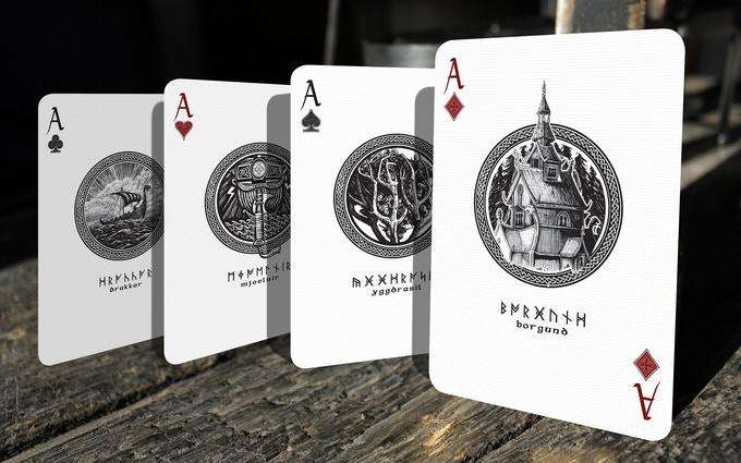 PlayingCardDecks.com-Midgard Playing Cards 2 Deck Set NPCC