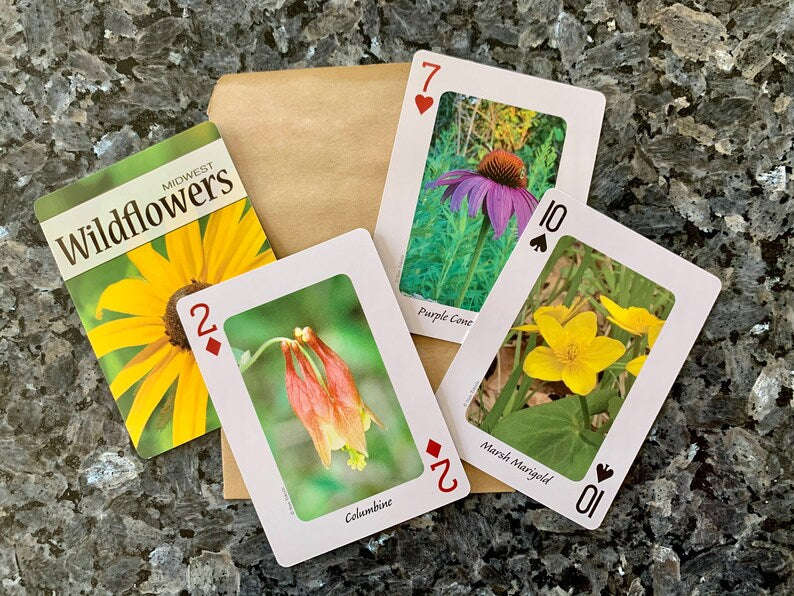 PlayingCardDecks.com-Midwest Wildflowers Playing Cards