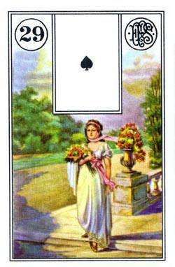 PlayingCardDecks.com-Mlle Lenormand Cartomancy Fortune Cards Piatnik