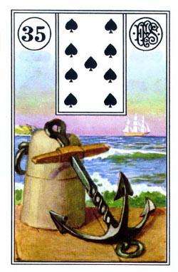 PlayingCardDecks.com-Mlle Lenormand Cartomancy Fortune Cards Piatnik