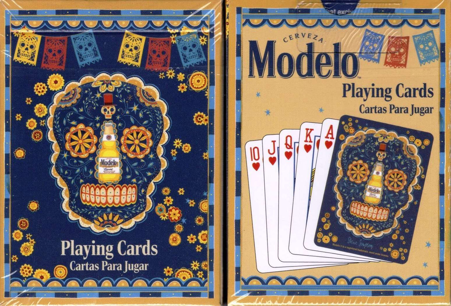PlayingCardDecks.com-Modelo Cerveza Playing Cards Cartamundi