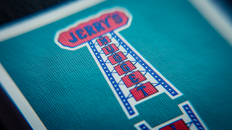 PlayingCardDecks.com-Modern Feel Jerry's Nugget Aqua Playing Cards USPCC