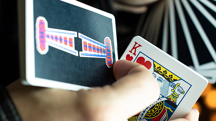 PlayingCardDecks.com-Modern Feel Jerry's Nugget Black Playing Cards USPCC