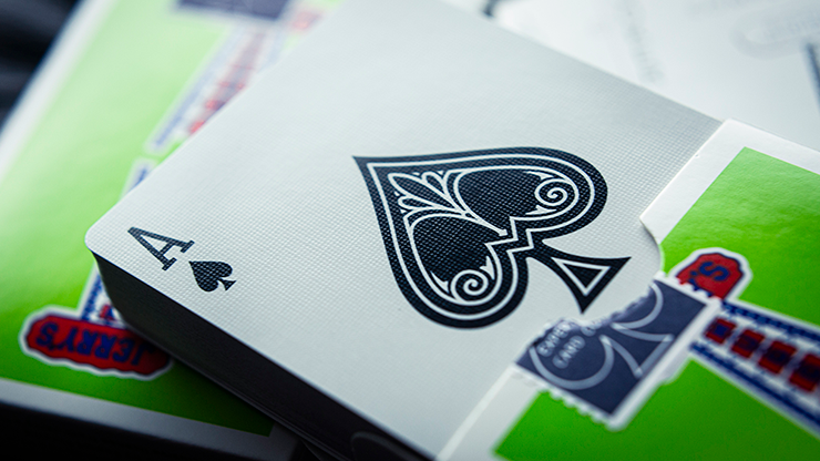 PlayingCardDecks.com-Modern Feel Jerry's Nugget Green Playing Cards USPCC