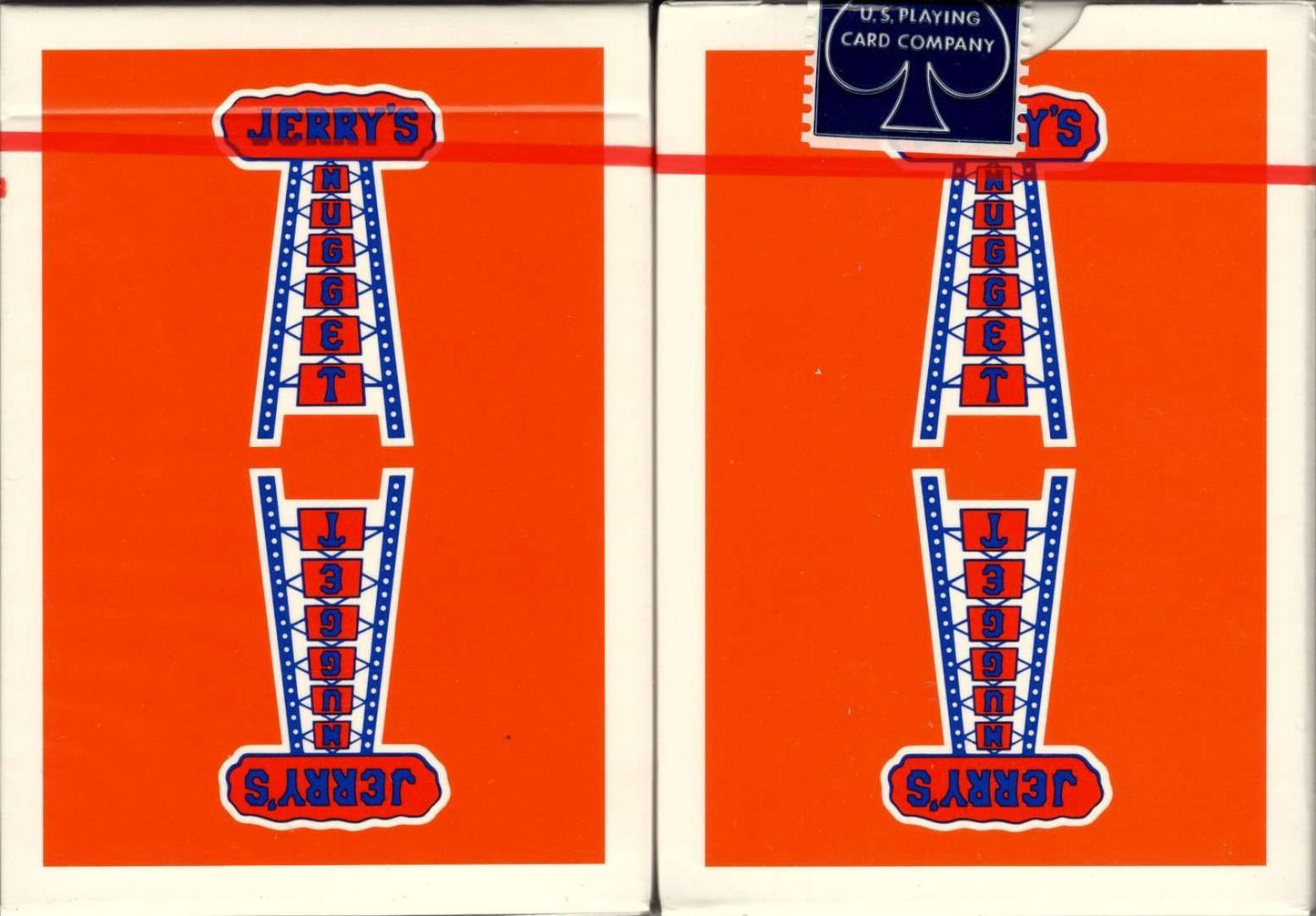 PlayingCardDecks.com-Modern Feel Jerry's Nugget Orange Playing Cards USPCC