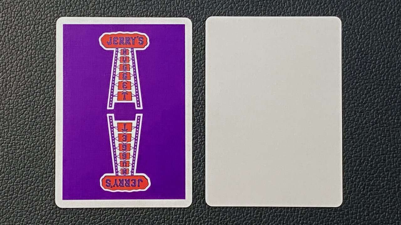 PlayingCardDecks.com-Modern Feel Jerry's Nugget Royal Purple Playing Cards USPCC