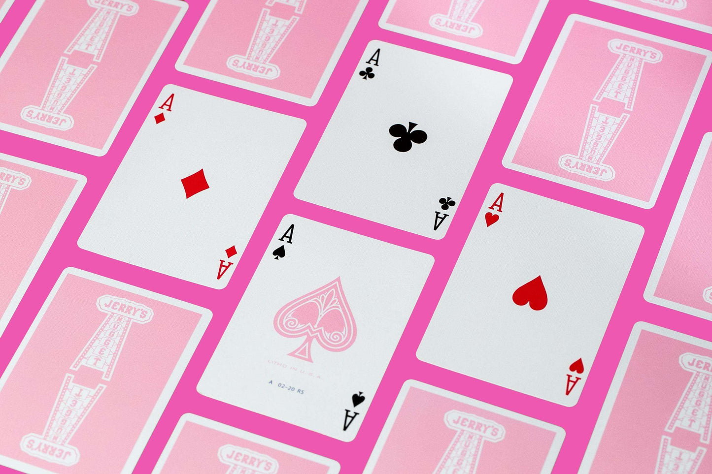 PlayingCardDecks.com-Modern Feel Jerry's Nugget v2 Rose Playing Cards USPCC