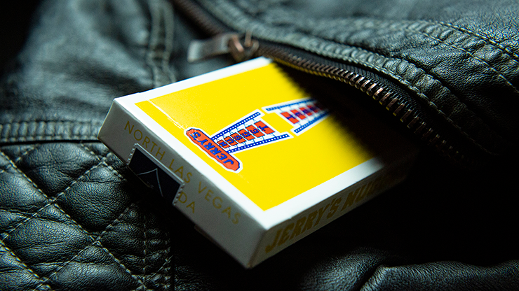 PlayingCardDecks.com-Modern Feel Jerry's Nugget Yellow Playing Cards USPCC