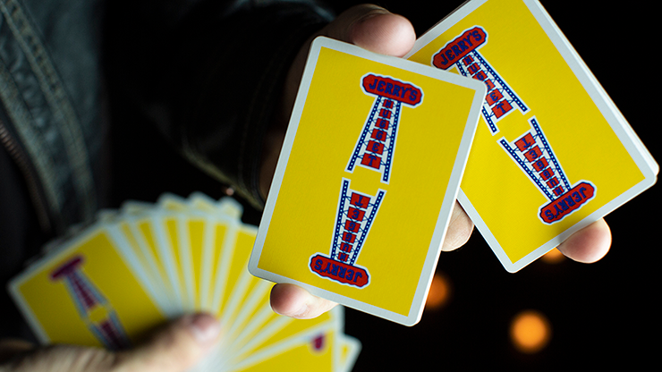 PlayingCardDecks.com-Modern Feel Jerry's Nugget Yellow Playing Cards USPCC