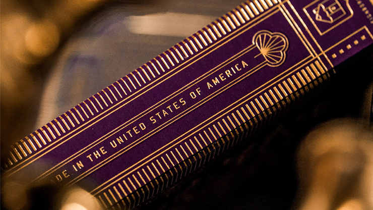 PlayingCardDecks.com-Monarch Royal Purple Playing Cards USPCC
