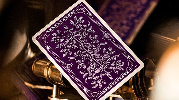 PlayingCardDecks.com-Monarch Royal Purple Playing Cards USPCC