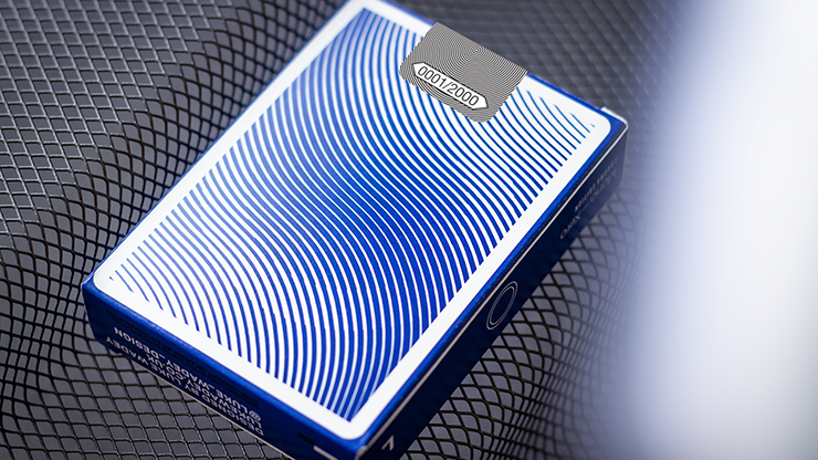 PlayingCardDecks.com-Mono - Xero Chroma Blue Playing Cards USPCC