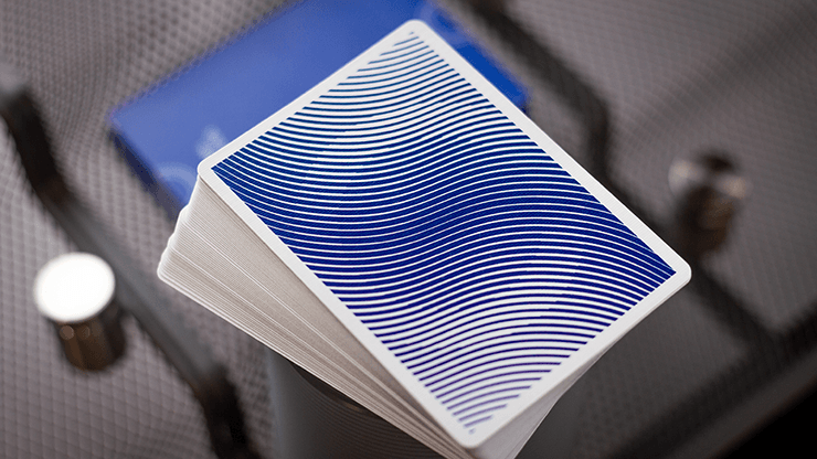 PlayingCardDecks.com-Mono - Xero Chroma Blue Playing Cards USPCC