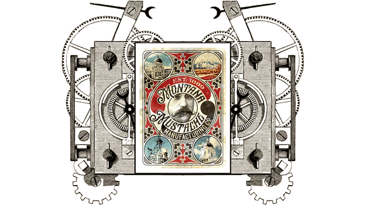PlayingCardDecks.com-Montana Mustache Playing Cards MPC