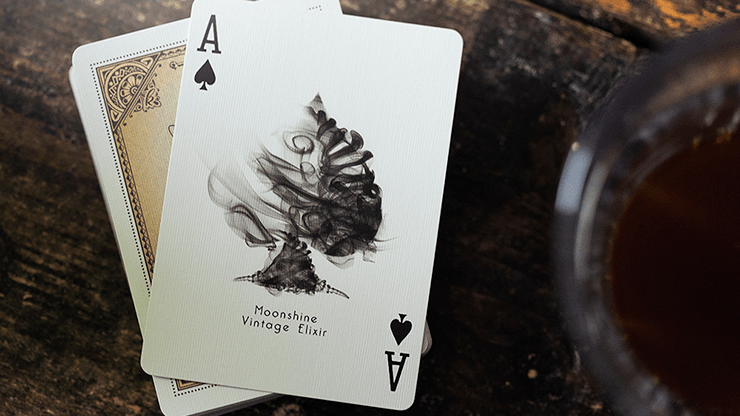 PlayingCardDecks.com-Moonshine Vintage Elixir Marked Playing Cards USPCC