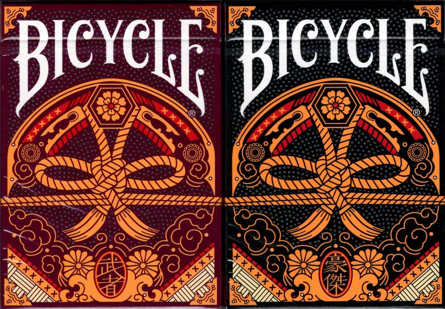 PlayingCardDecks.com-Musha & Goketsu Bicycle Playing Cards 2 Deck Set