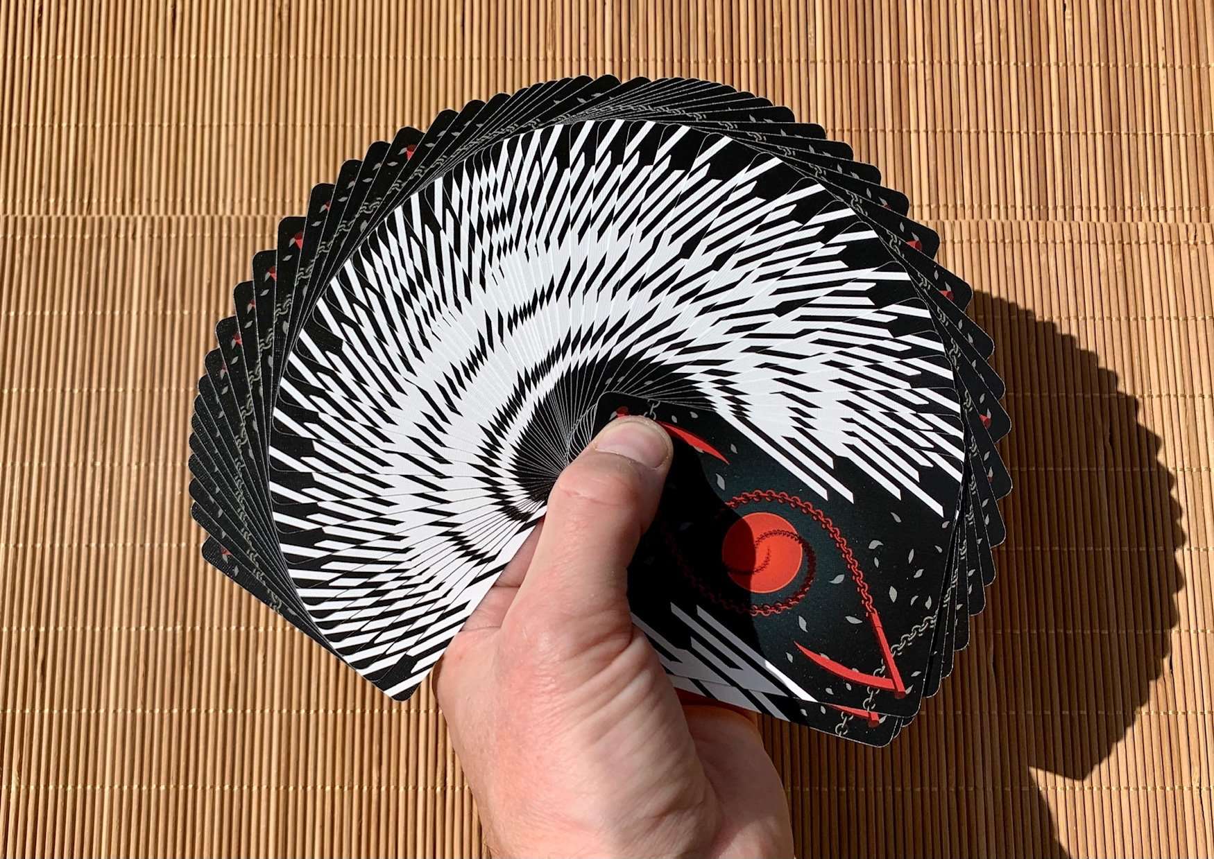 PlayingCardDecks.com-Ninja Gilded Bicycle Playing Cards