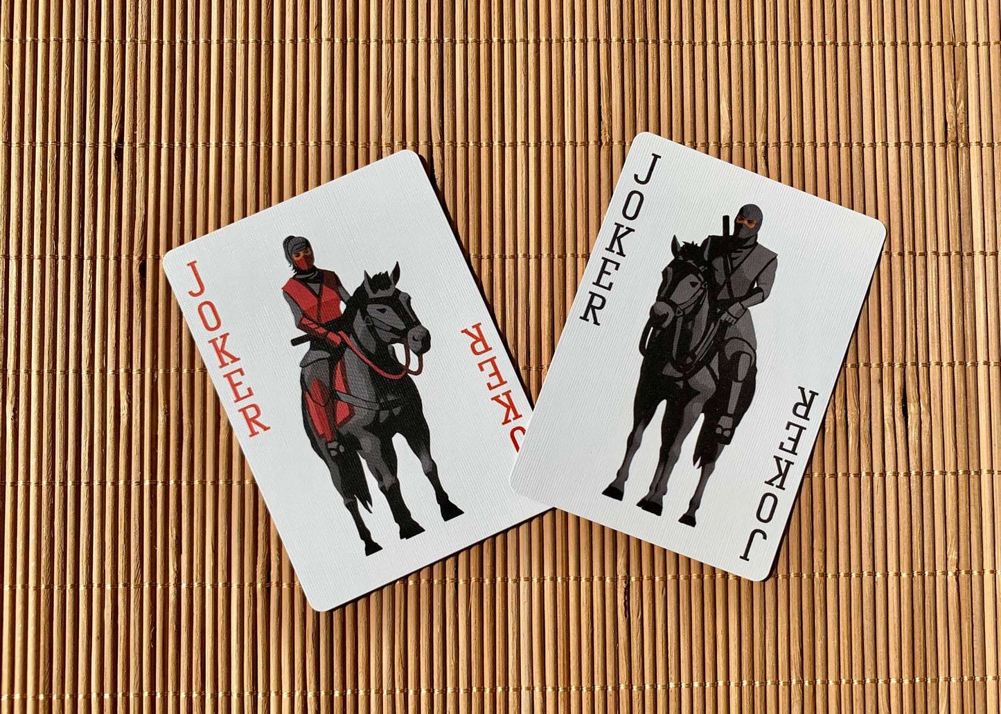 PlayingCardDecks.com-Ninja Gilded Bicycle Playing Cards