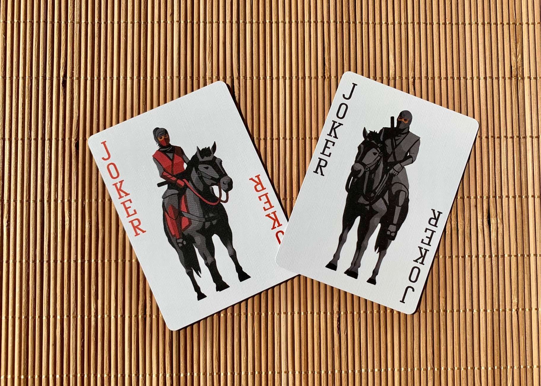 PlayingCardDecks.com-Ninja Gilded Bicycle Playing Cards