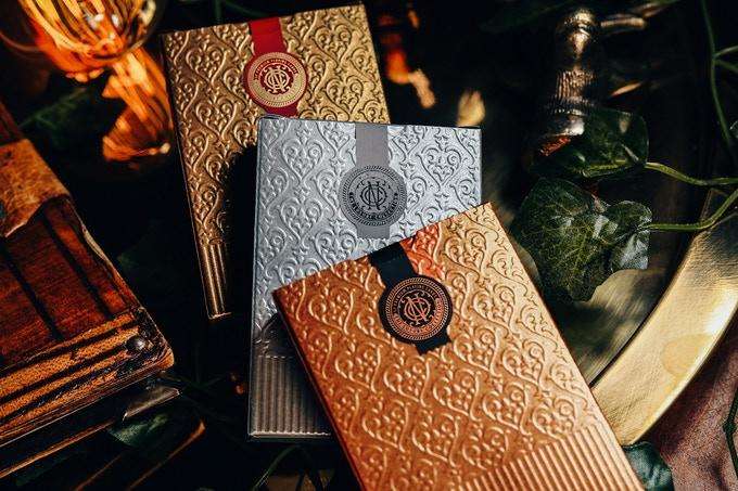 PlayingCardDecks.com-NOC Luxury Collection Playing Cards 3 Deck Set Cartamundi