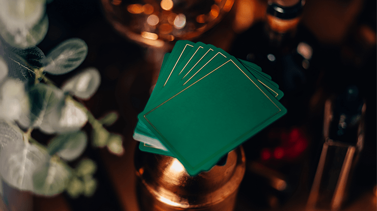 PlayingCardDecks.com-NOC Out Green Playing Cards USPCC